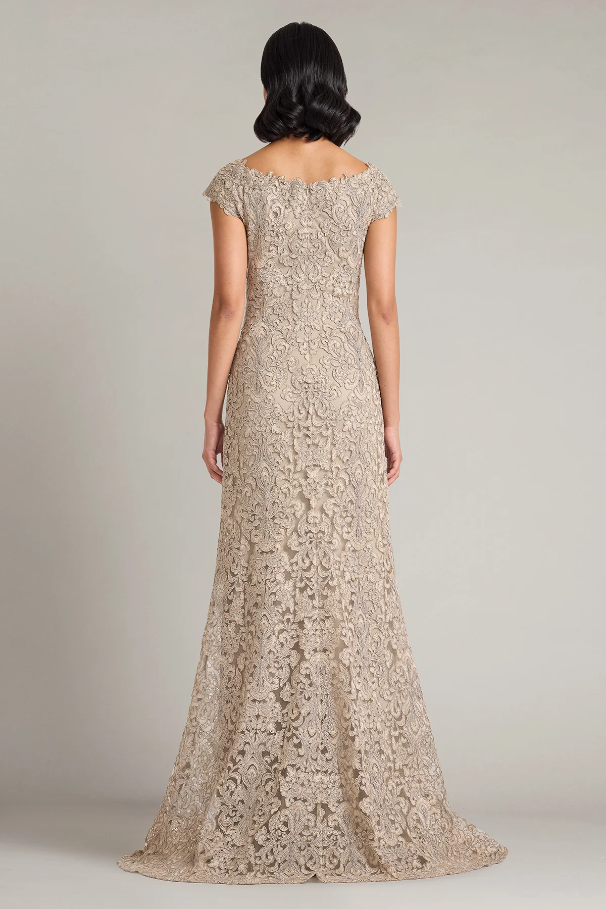 Hoyt Lotus Embroidered Tulle Gown - Special Events Unlimited