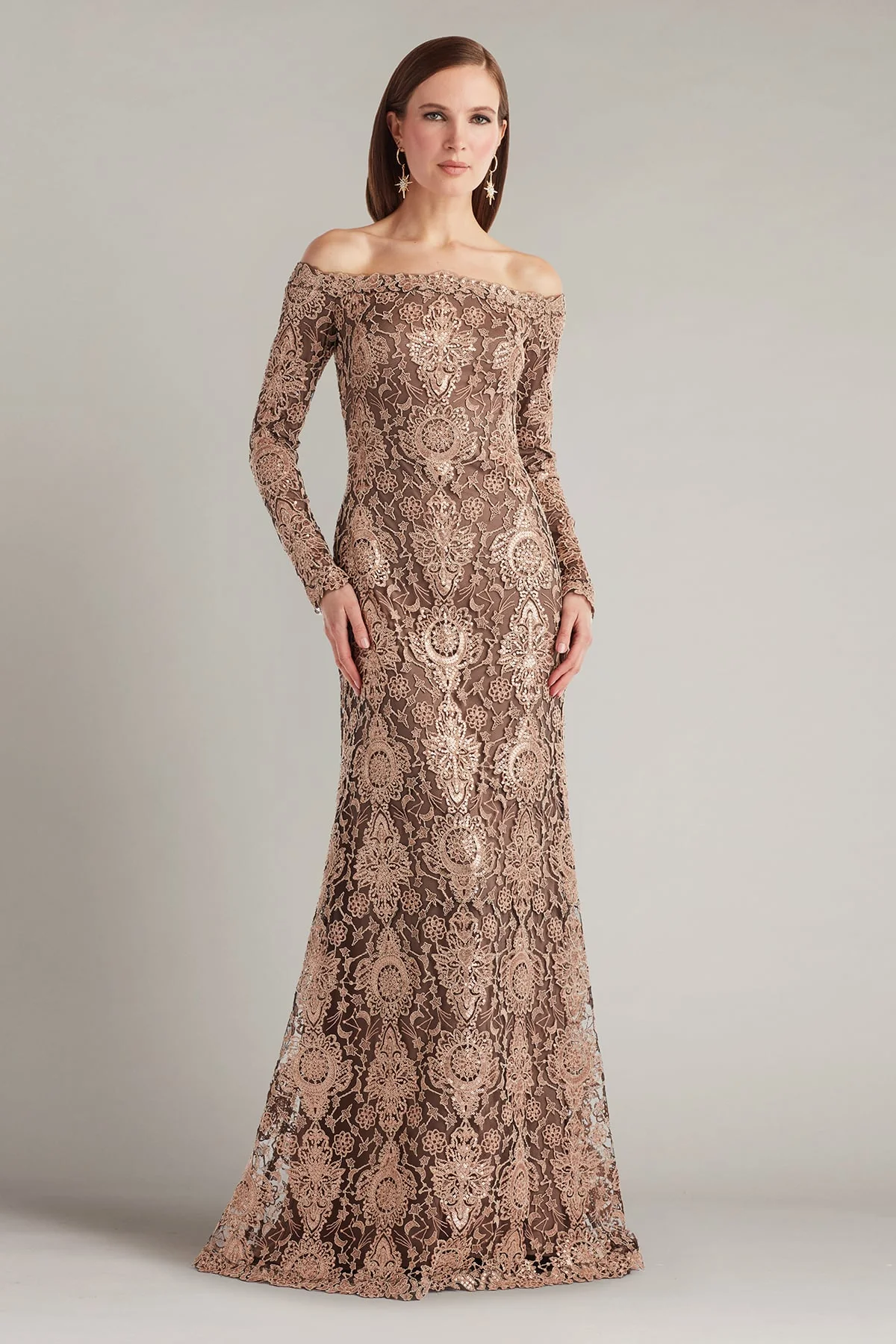 Elisara Sequin Embroidered Gown - Special Events Unlimited