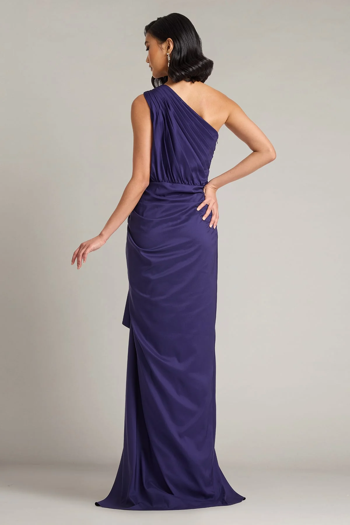 Lena Waterfall Drape Gown - Special Events Unlimited