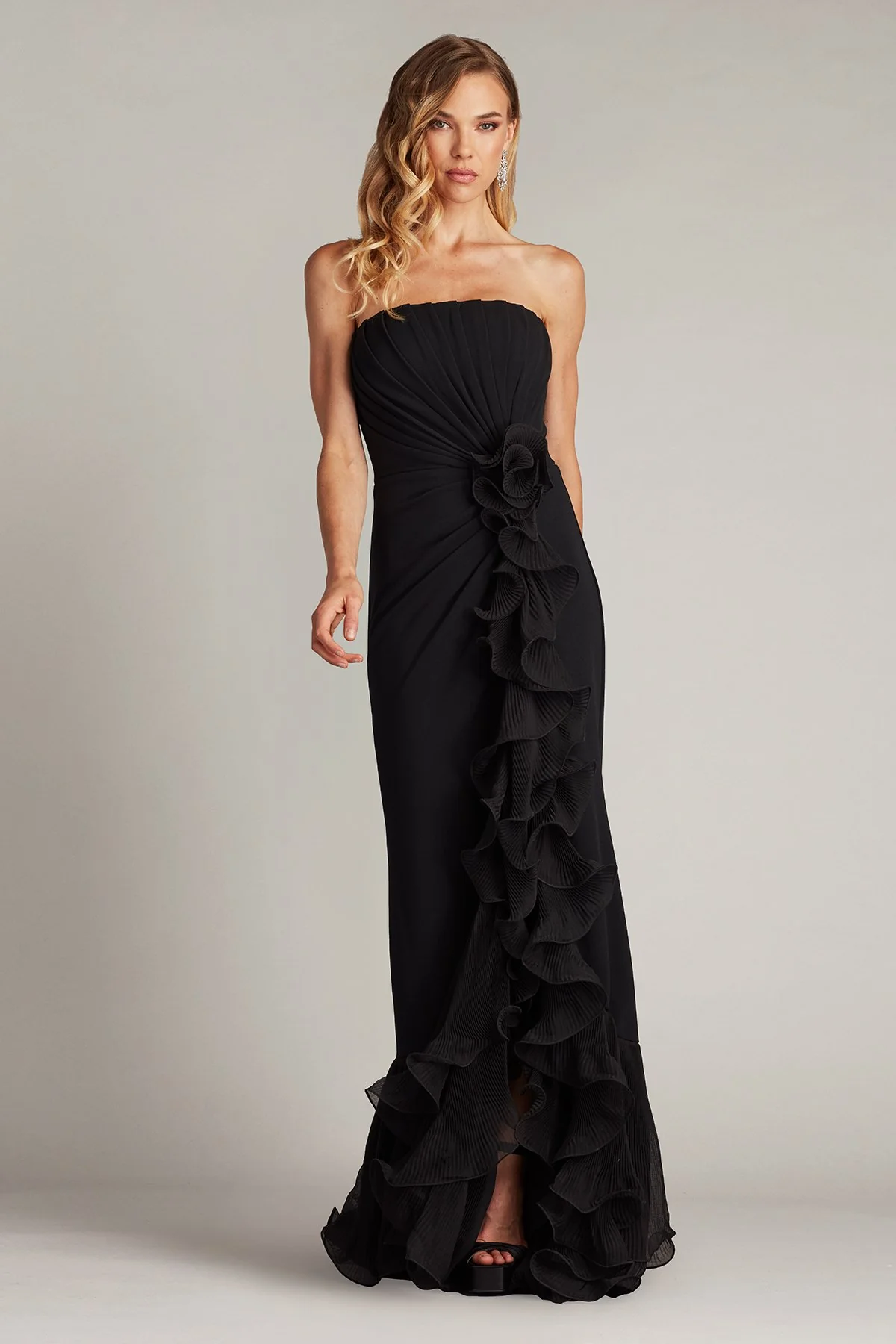 Leith Cascading Ruffle Gown - Special Events Unlimited