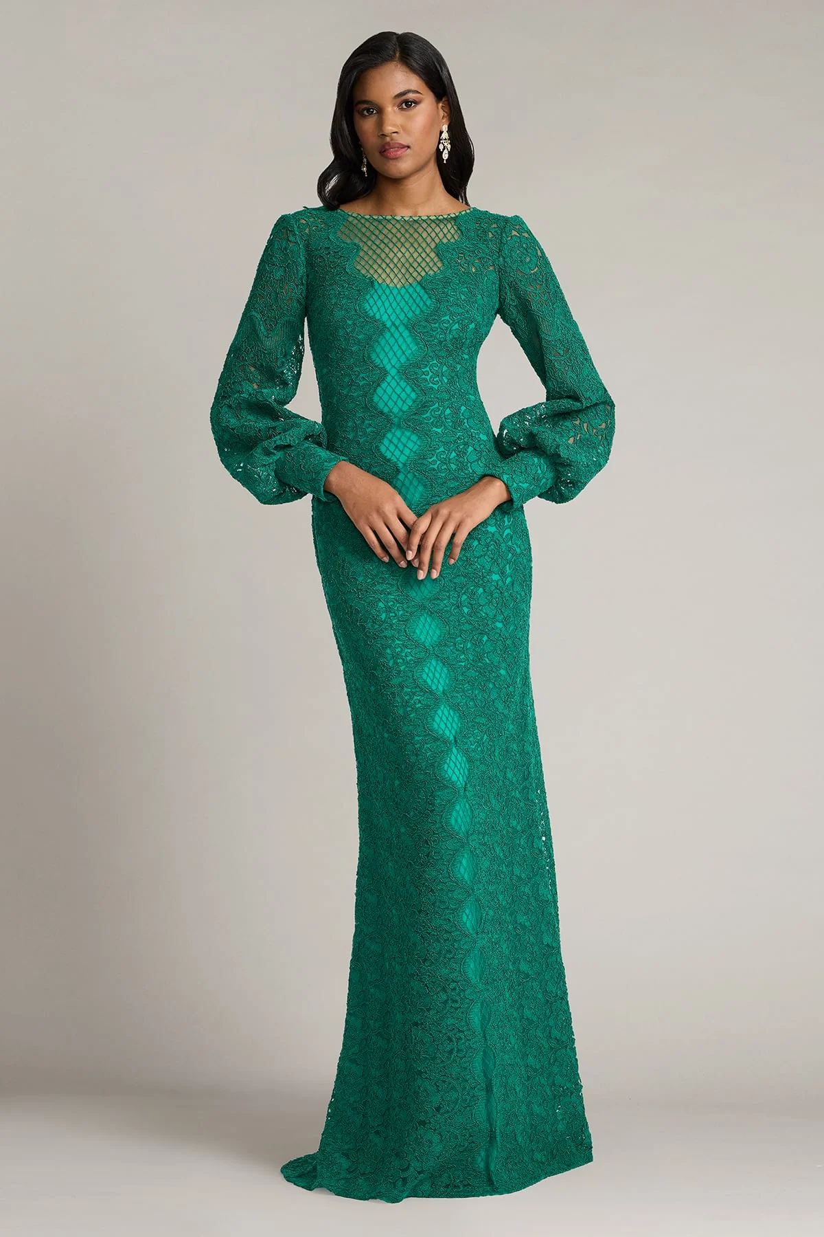 Wohler Cord Embroidered Tulle Gown - Special Events Unlimited