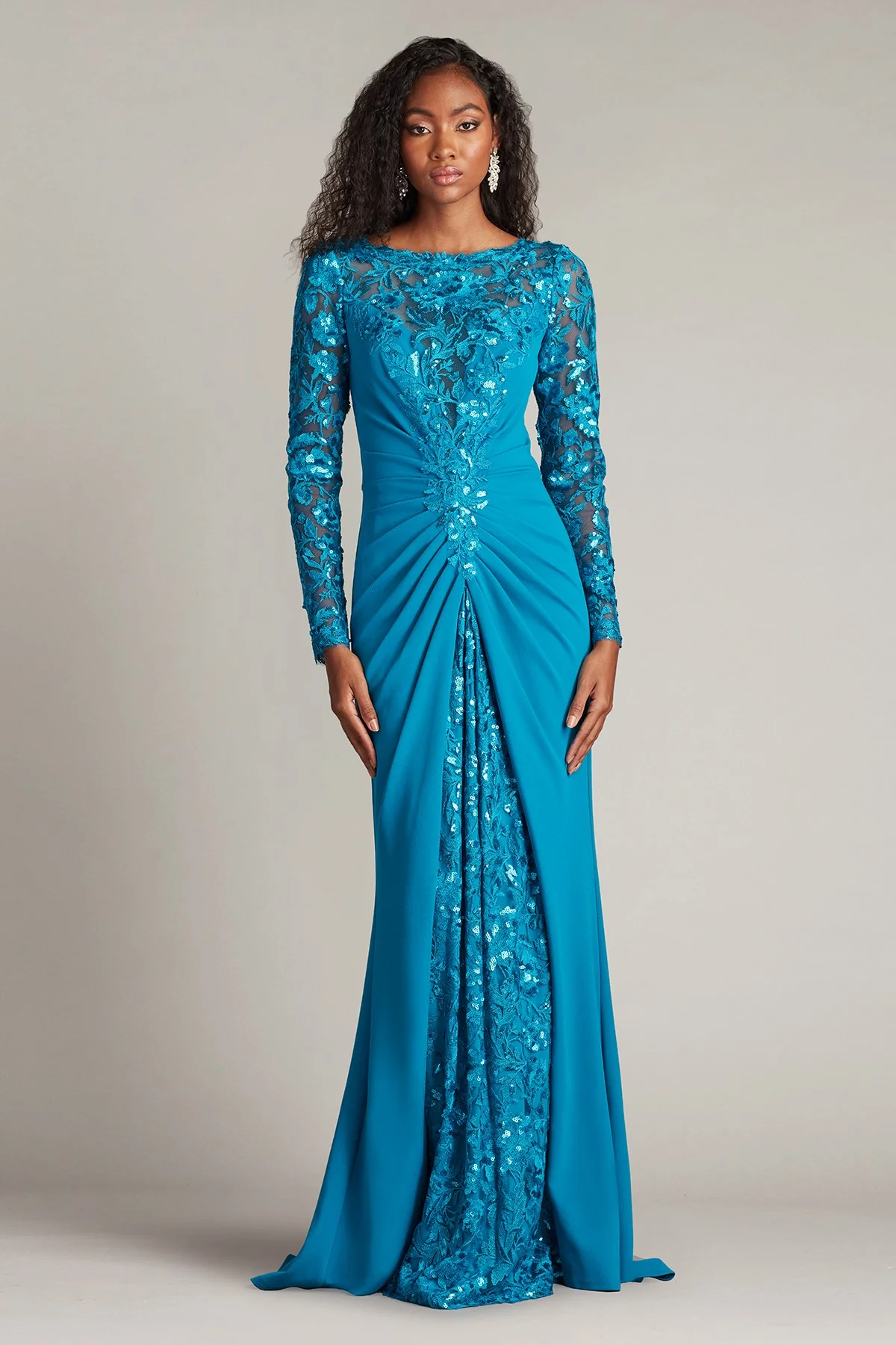 Whitley Sequin Embroidered Gown - Special Events Unlimited