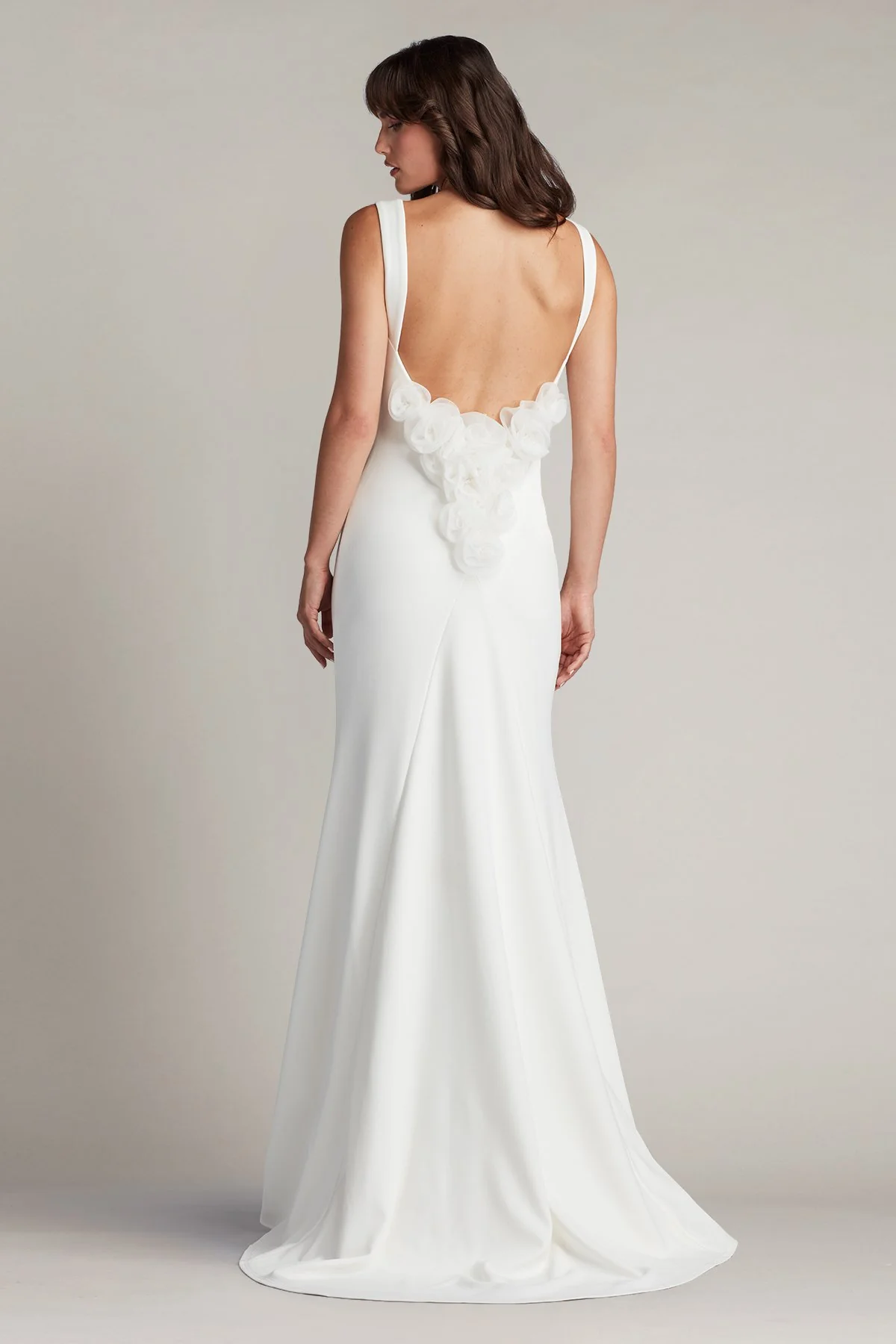 Beckwith Rosette Low Back Gown - Special Events Unlimited