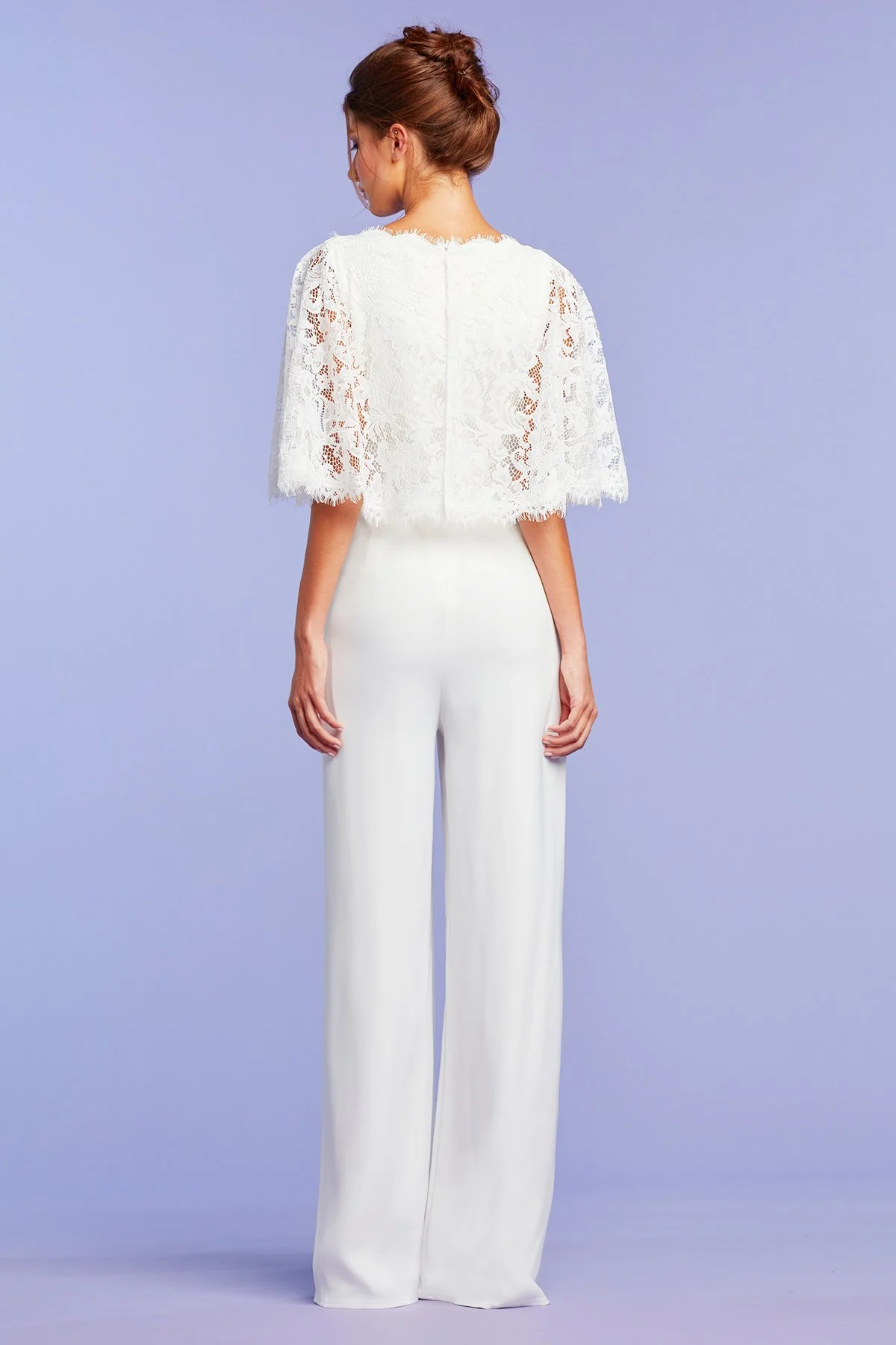 Branson Lace Capelet Jumpsuit - Special Events Unlimited