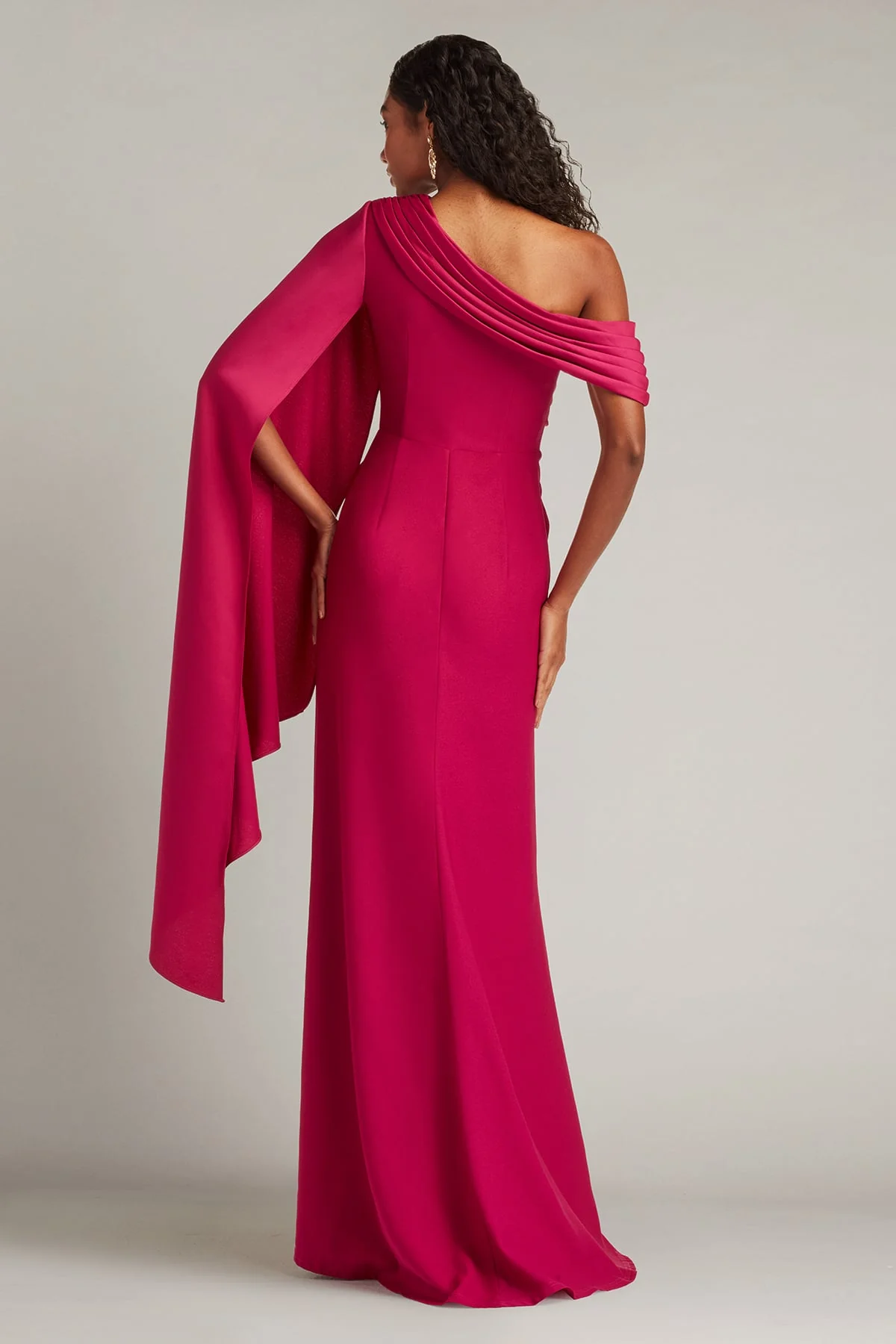 Ember Cape Sleeve Gown - Special Events Unlimited