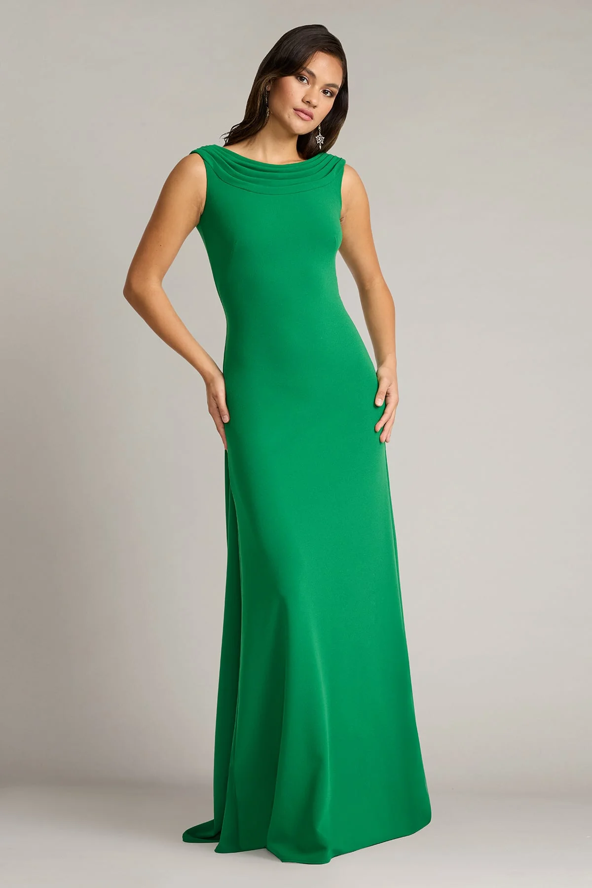Plaza Drape Back Gown - Special Events Unlimited