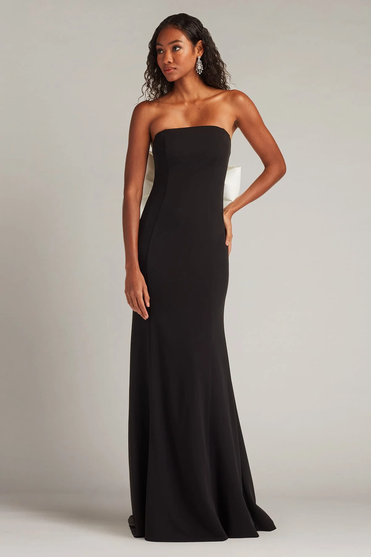 Parmer Bow Back Gown - Special Events Unlimited