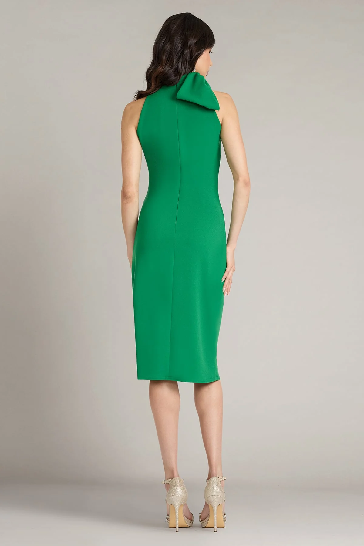 Sims Shoulder Bow Halter Dress - Special Events Unlimited