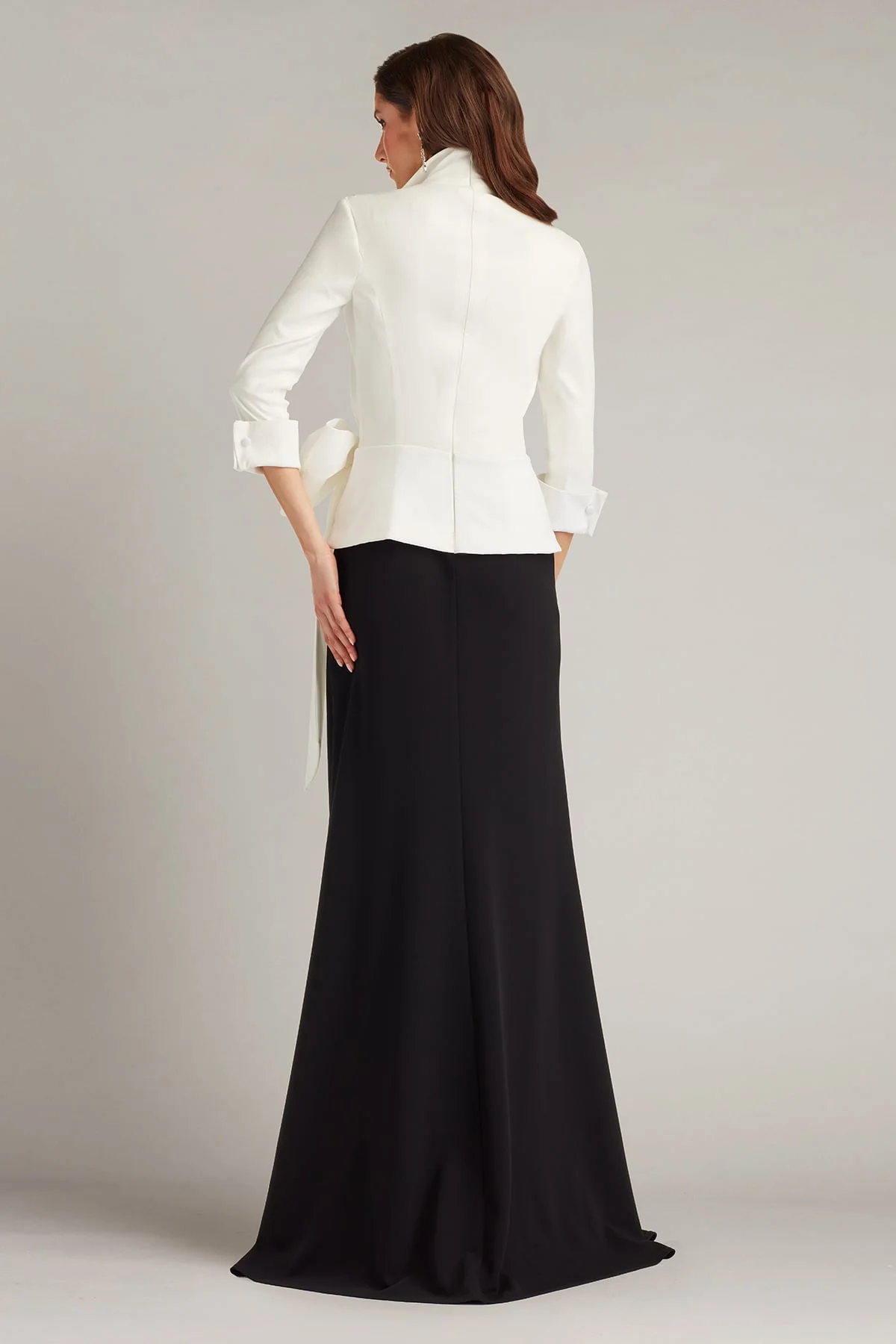 Sarma Wrap Bow Gown - Special Events Unlimited